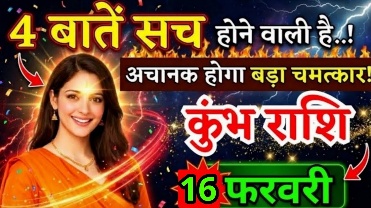 9 फरवरी, कुंभ राशि वालों ये चार बातें सच होने वाली है, Kumbh Rashi, आज का राशिफल