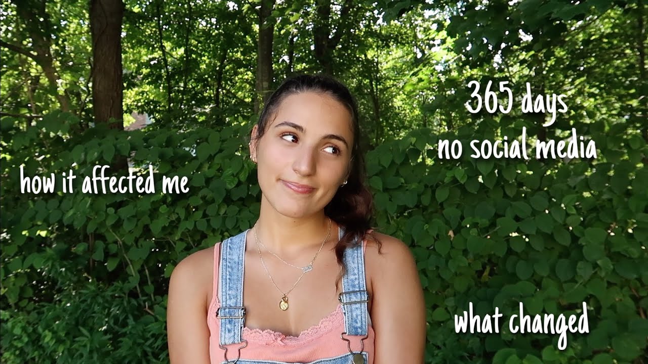 what happened after a year without social media