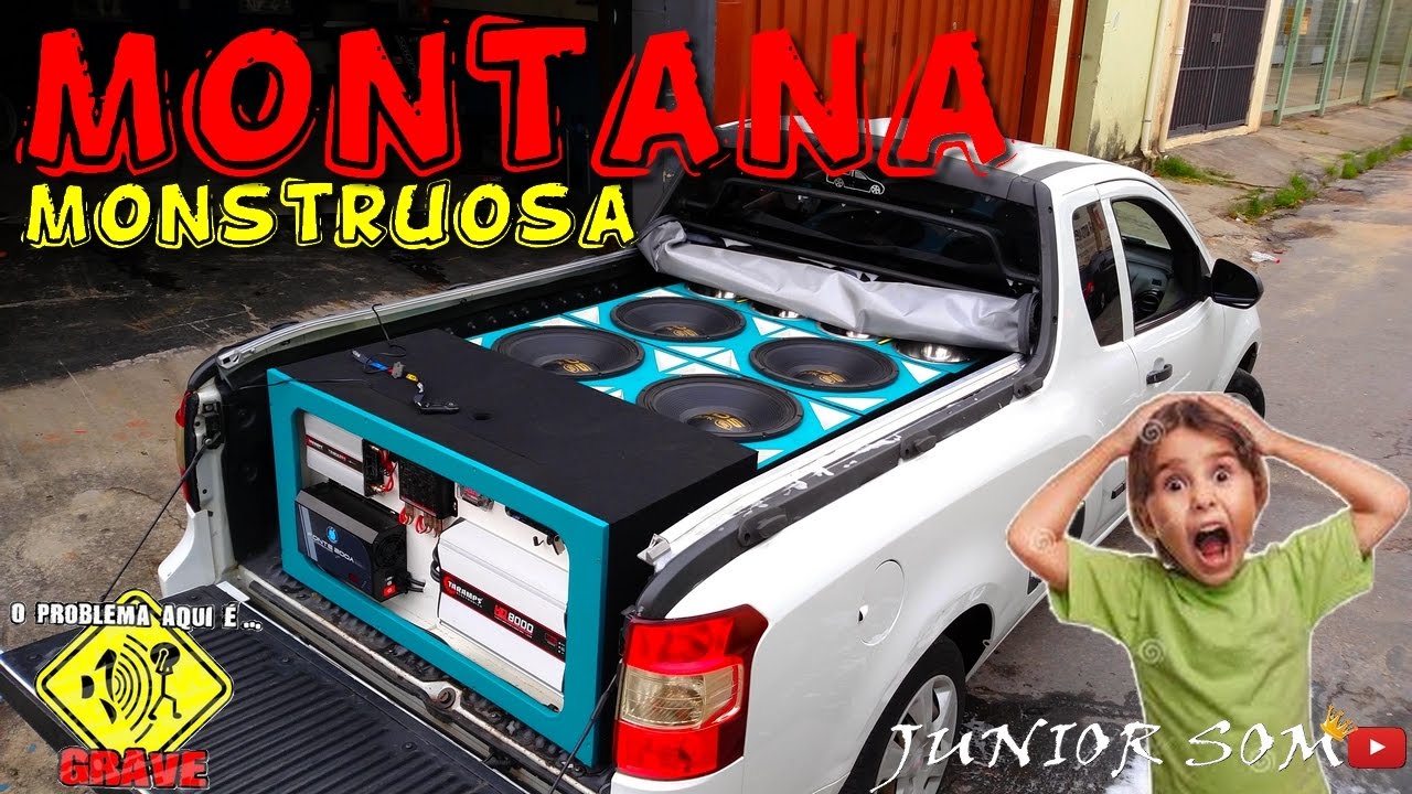 Montana MONSTRUOSA!!! Grave Bruto Caixa p/ Festa...☢JuNiOr SoM♛®