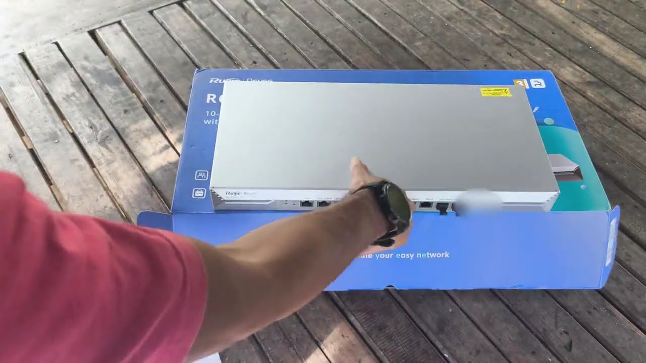 Unboxing Ruijie RG-EG1510XS FLAGSHIP RUIJIE