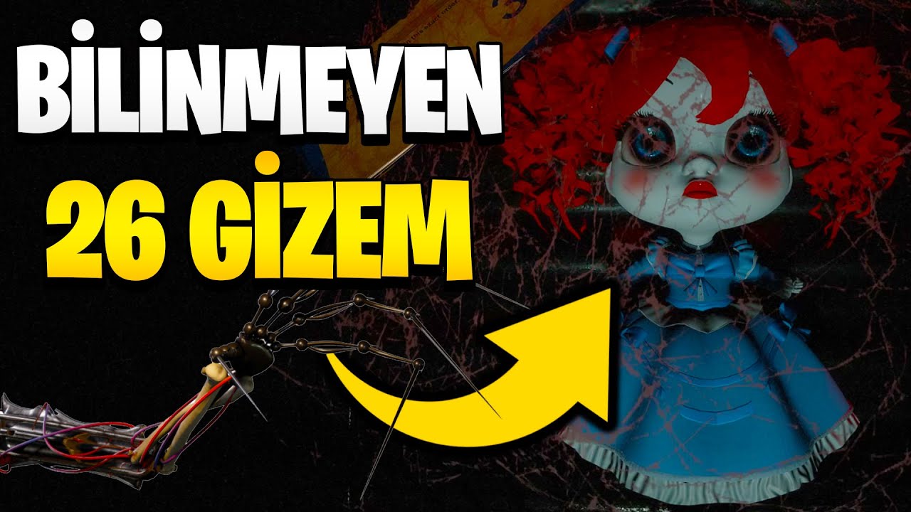 Poppy Playtime 2 Bilinmeyen 26 DETAY| Türkçe Karakter Sesleri Notlar Ve Tüm Gizemleri