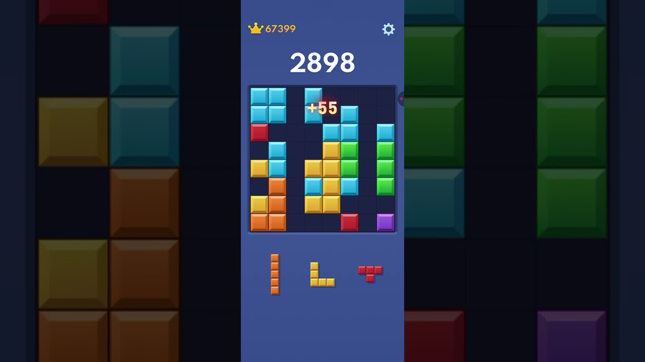 Jugando block blast