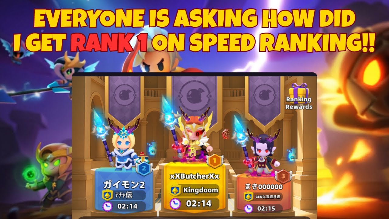 RANK 1 on SPEED RANKING! BUT HOW?? | ARCHERO 2 UMBRAL TEMPEST BEST BUILD #archero2 #gaming #gameplay