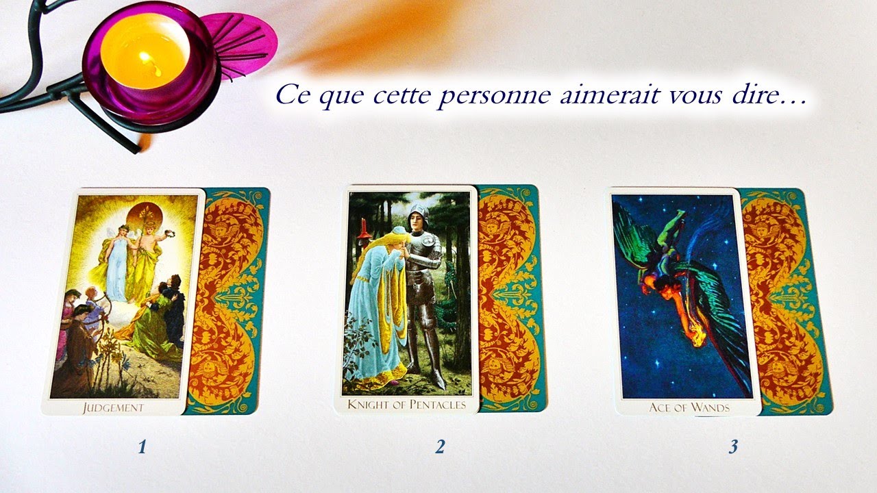🕯️💗Ce que cette personne aimerait vous dire en ce moment...💗🕯️Tirage à 3 choix📣🎵🪇