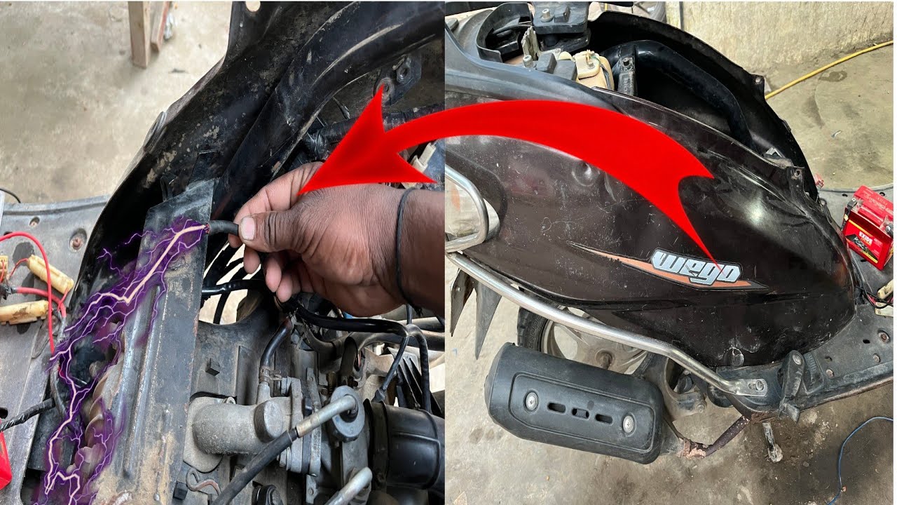 TVS Wego current problem solve in full wiring and full details 
