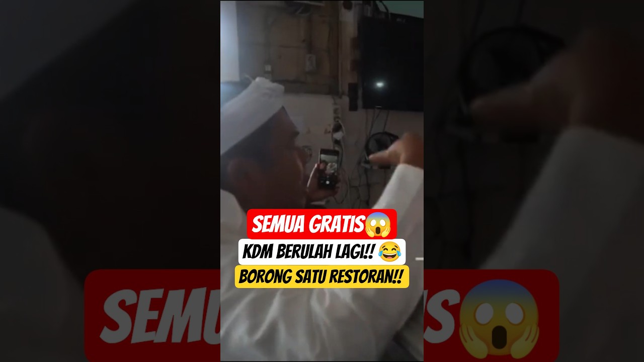 SATU RESTORAN SYOK! 😱 KDM Borong Semua Makan Siang Warga di Tarutung!