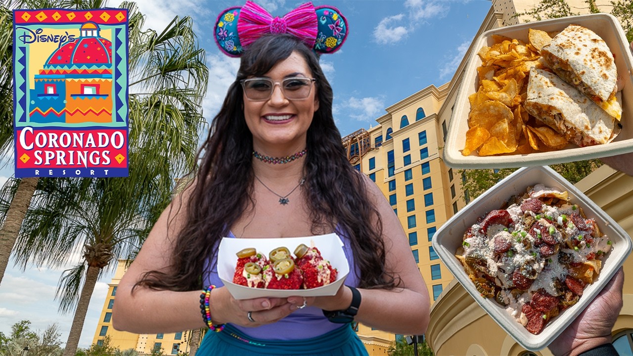 Disney's Coronado Springs LUNCH 💃🏻 Disney World Siestas Cantina food review