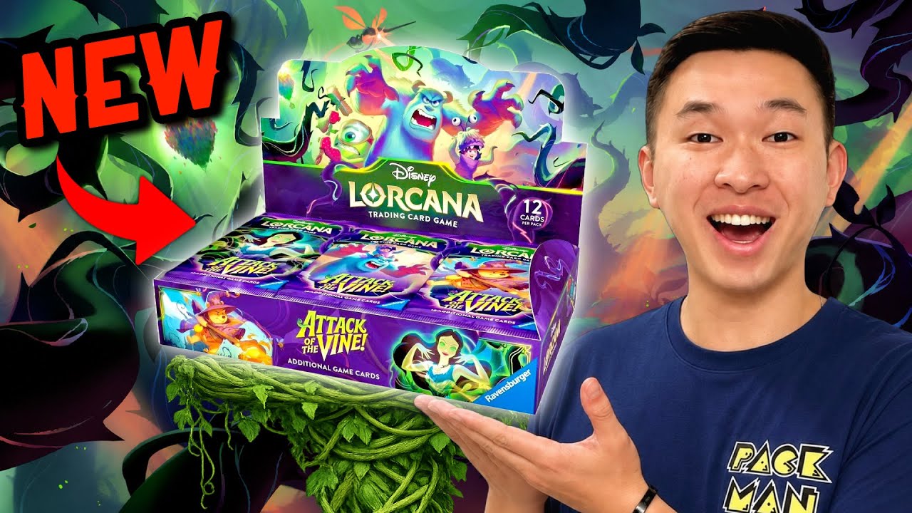 Я открыл целый бустер-кейс нового сета Lorcana: Attack of the Vine! 😱🔥
