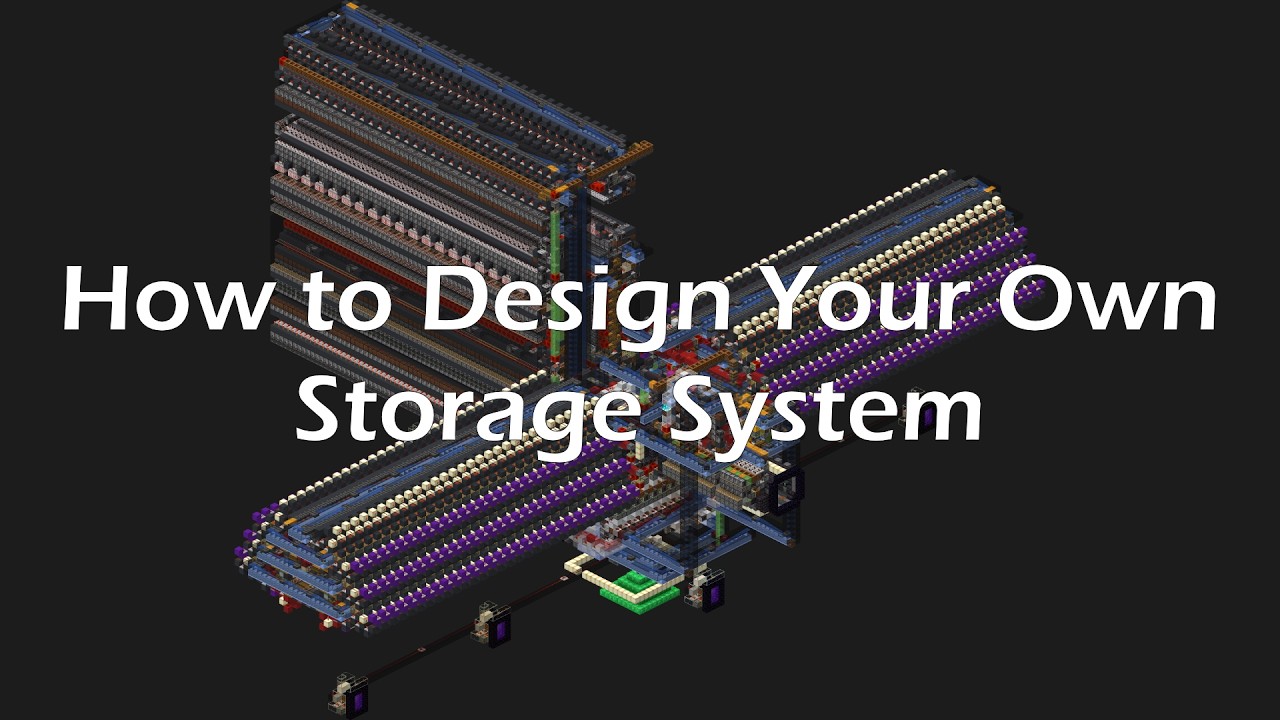 A Beginner's Introduction to Minecraft Storage Tech