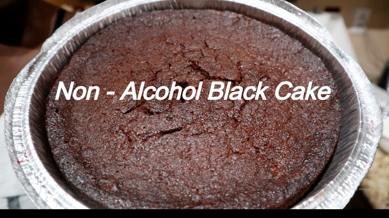 Jamaican Black Cake NON - ALCOHOL with Recipe