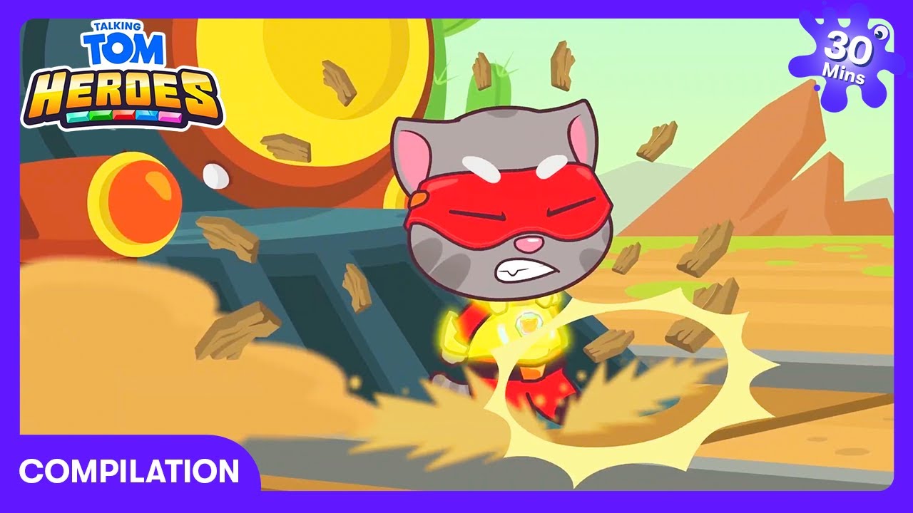 Talking Tom - Stopp togrøveren! | Barne-TV | WildBrain Liten Tegneserieby
