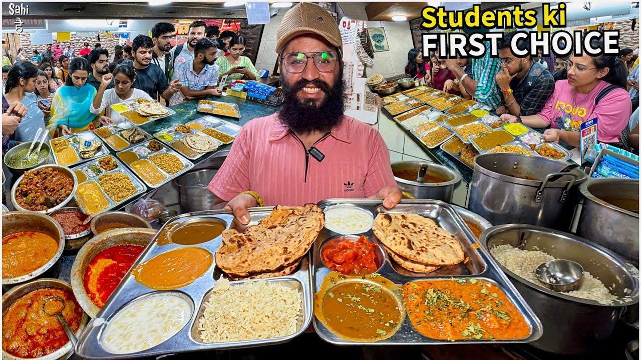 Lunch Time JAM 😍 Punjabi University ka Student Canteen Dhaba | Street Food India