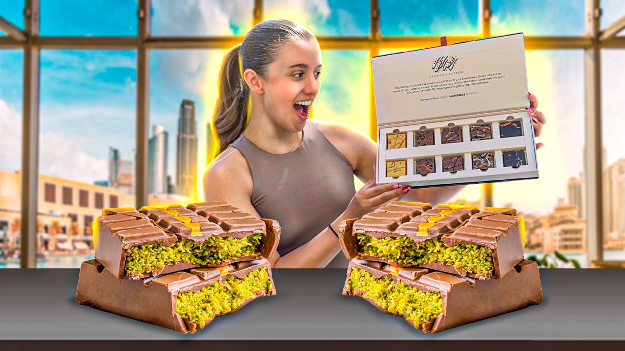 Je teste TOUS les CHOCOLATS de DUBAï (j'suis ruinée...)