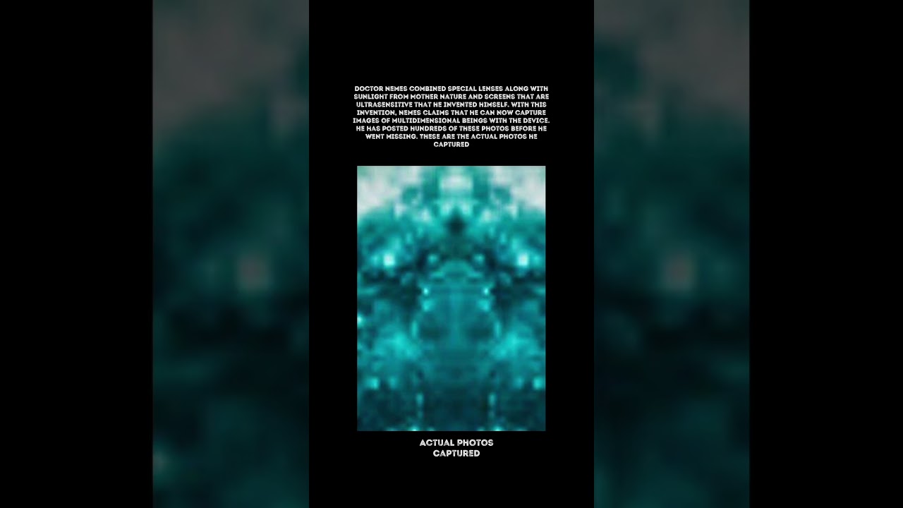 Multidimensional Beings Caught On Film