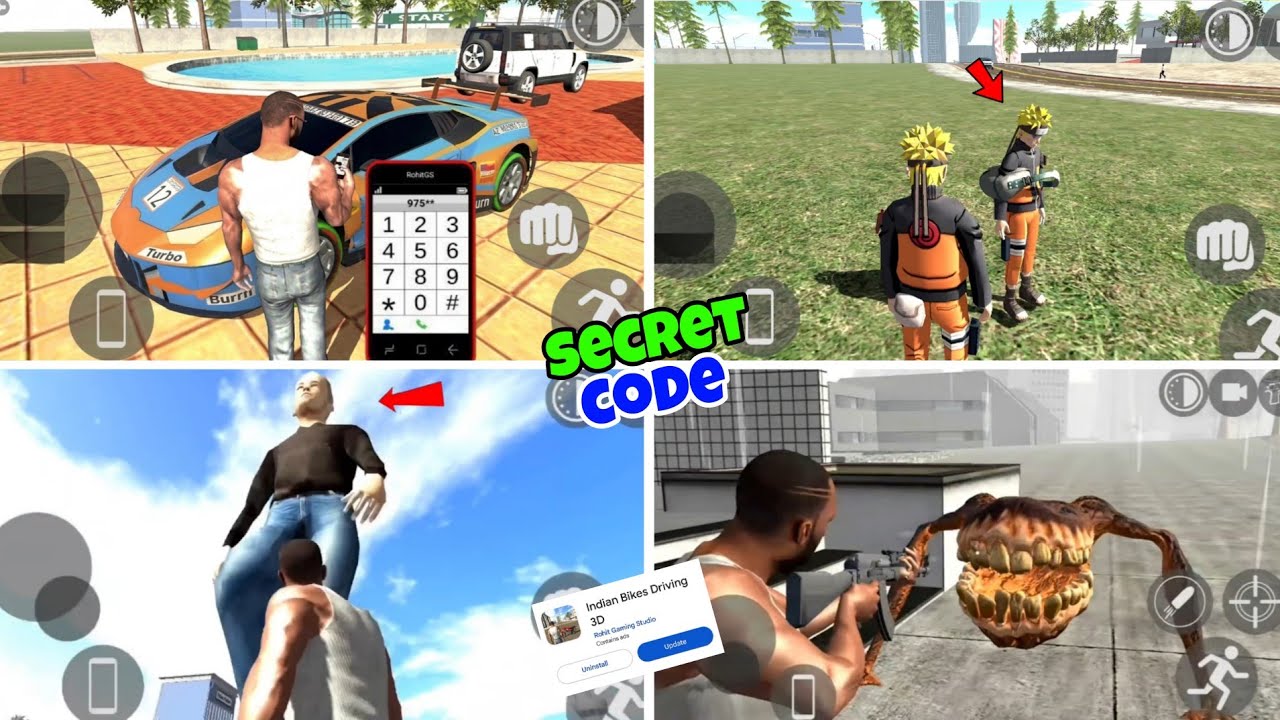 NEW UPDATE ALL 100+ TOP CHEAT CODES?? INDIAN BIKE DRIVING 3D NEW UPDATE 2026