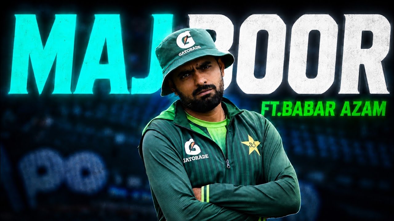 Majboor Ft. Babar Azam ✨🩵 &bull; Cinematic Edit