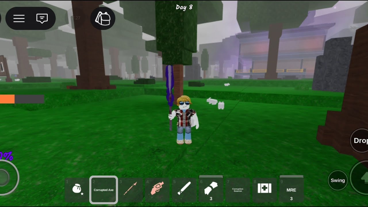 Solo playing 99 nights in the forest try to survive 1000 days|#99nightintheforest #99nights #roblox