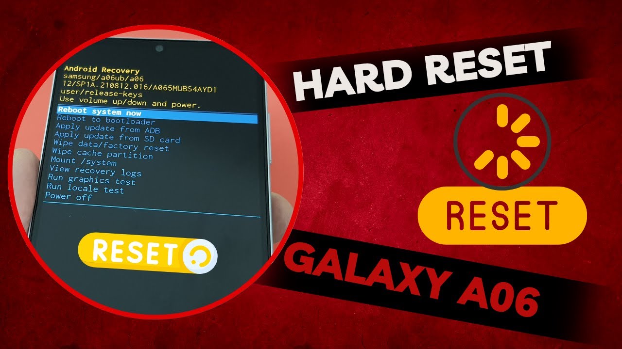 Como Fazer o HARD RESET No Celular Samsung GALAXY A06