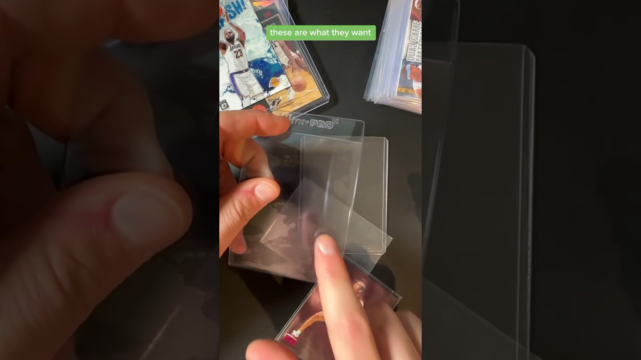 why grading companies DON&rsquo;T want you to use toploaders, EXPLAINED! #sportscards #cardgrading