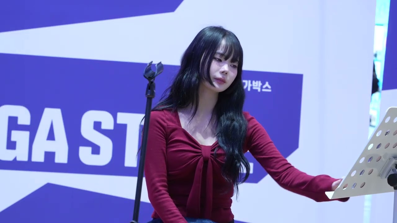 설하 '사랑하기때문에_유재하' Cover 싱어송라이터 singer songwriter 메가박스 코엑스 스퀘어광장 메가스테이지 버스킹 #R&B #가수 #음악가 /2026.2.8
