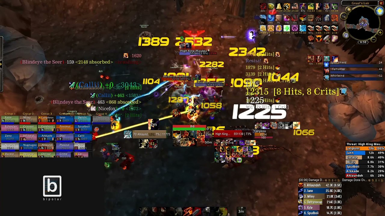 #1 World DPS High King Maulgar | Burning Crusade Classic Fury Warrior