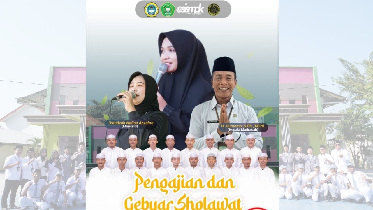 MAN 2 Lamongan Bersholawat Bersama Ning Umi Laila Dalam Rangka Maulid Nabi Muhammad SAW. Sesi 2