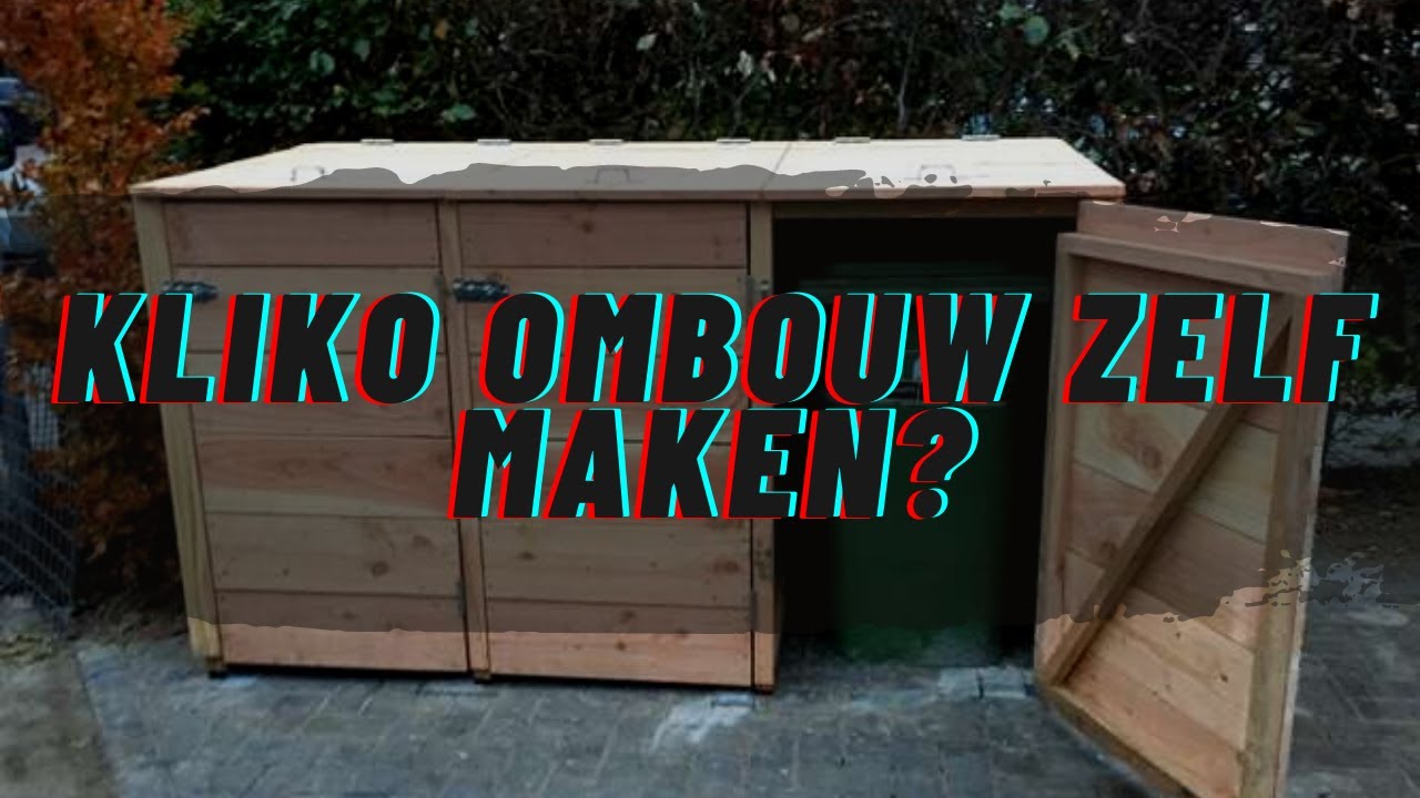 [STAPPENPLAN] EEN KLIKO OMBOUW ZELF MAKEN: Bouw Zelf Een Container Ombouw Voor 1,2,3 of 4 Stuks!