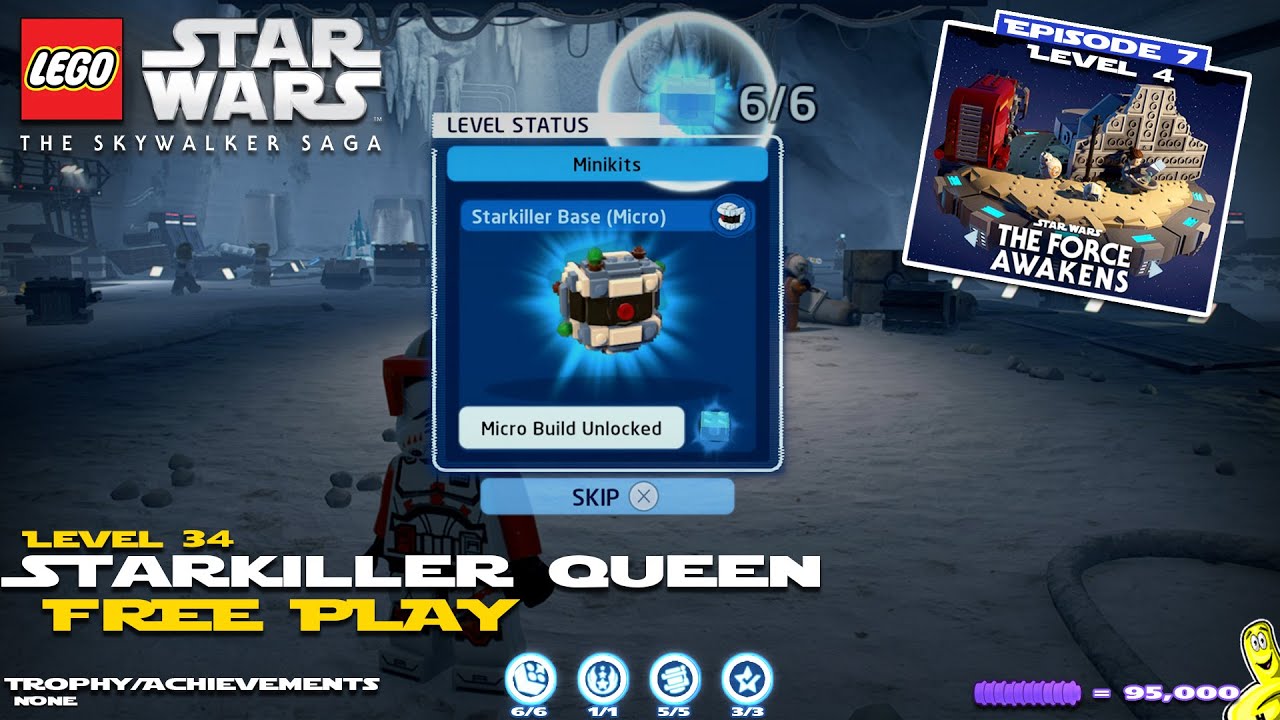 Lego Star Wars The Skywalker Saga: Lvl 34 Starkiller Queen FREE PLAY - HTG