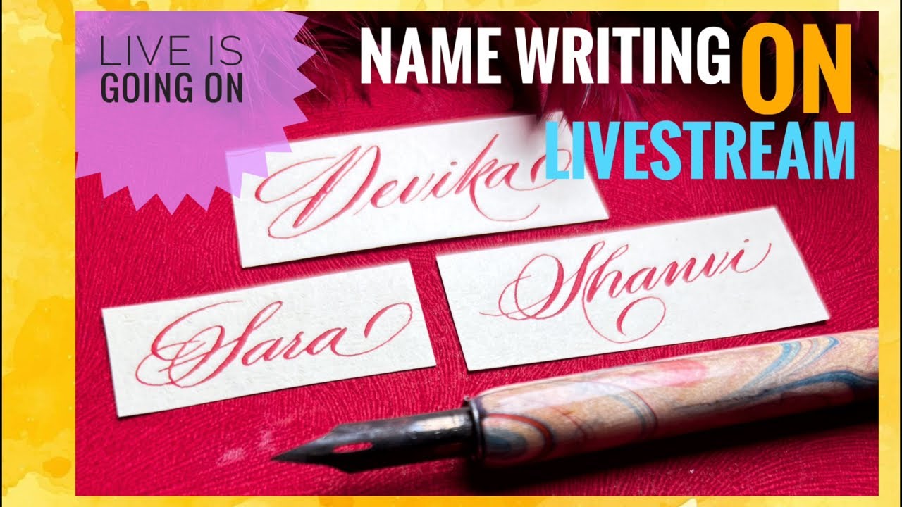 Name Writing live stream