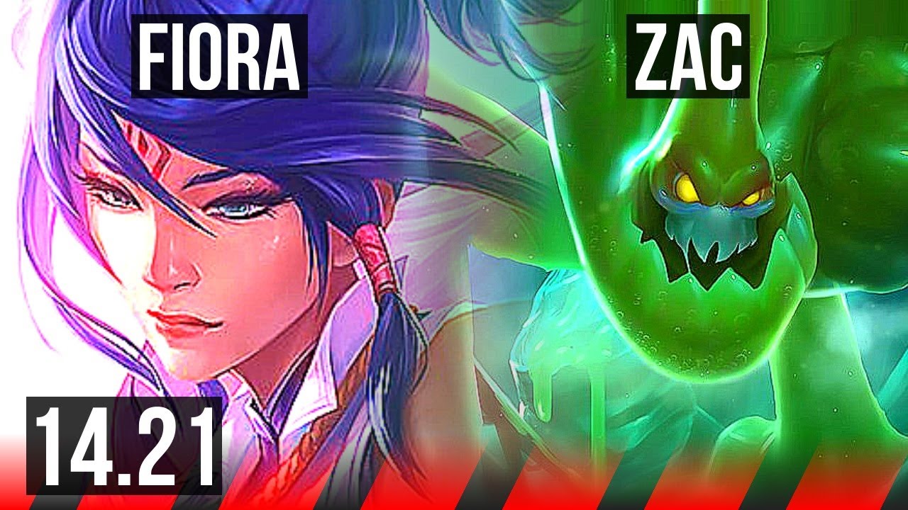 FIORA vs ZAC (TOP) | Dominating | KR Master | 14.21