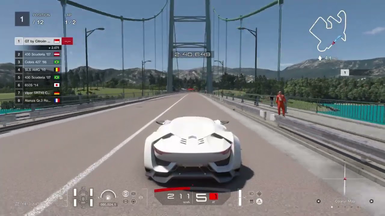 Using Citroen GT on Single Race in GT7