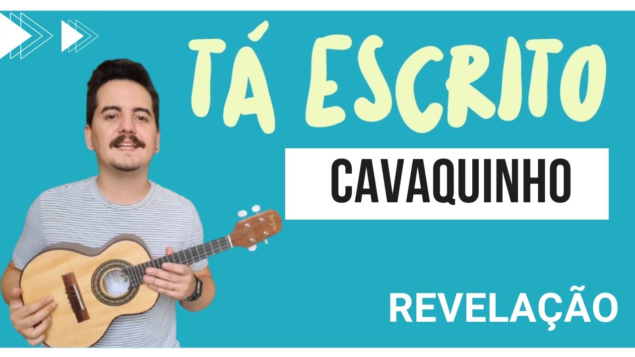 Como tocar TÁ ESCRITO, Revelação no Cavaquinho e Banjo