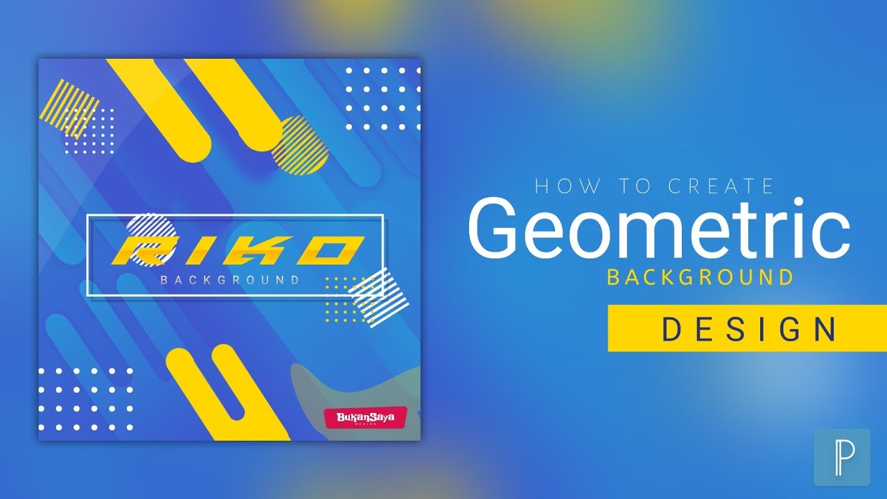 PixelLab Tutorial : Cara membuat background geometric menggunakan PixelLab | PART2