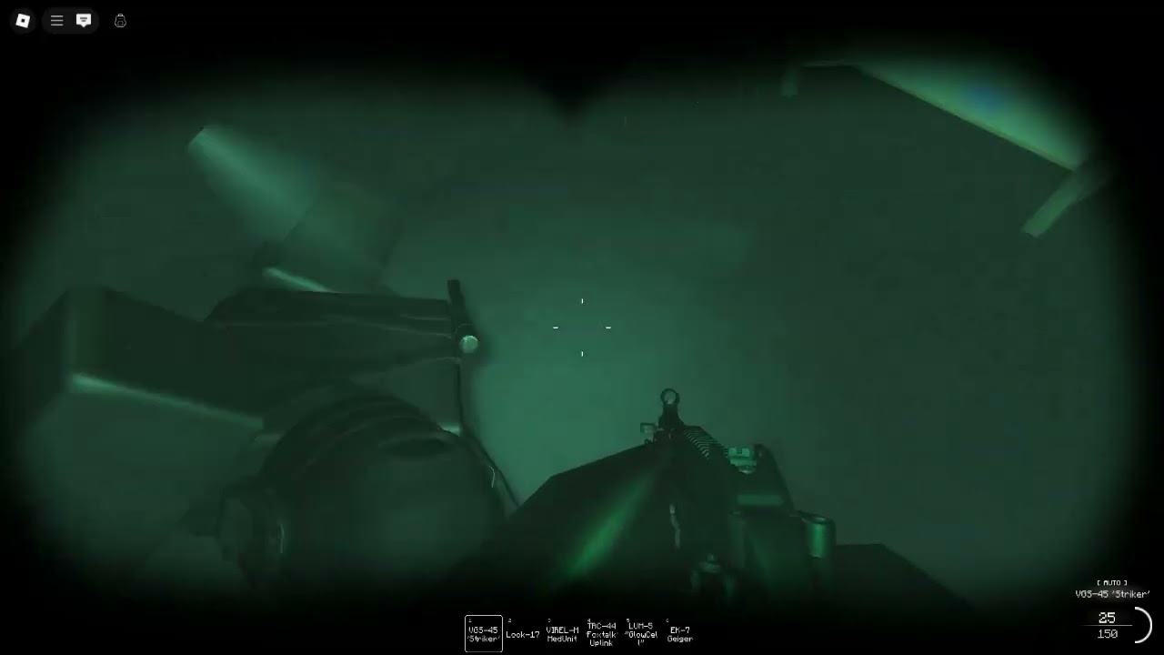 roblox examination gameplay with a WE-30 chasseur