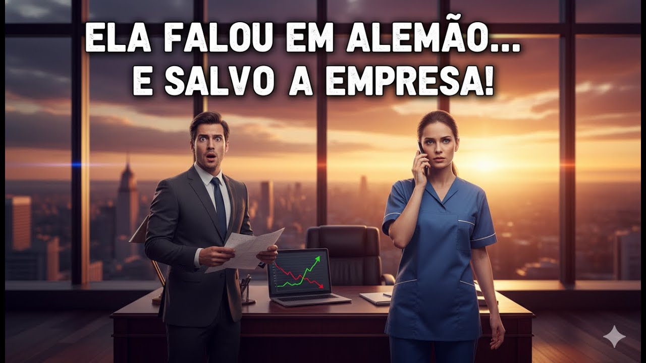 FAXINEIRA que era sempre humilhada  fala em Alemão e Salva a Empresa do  Patrão!