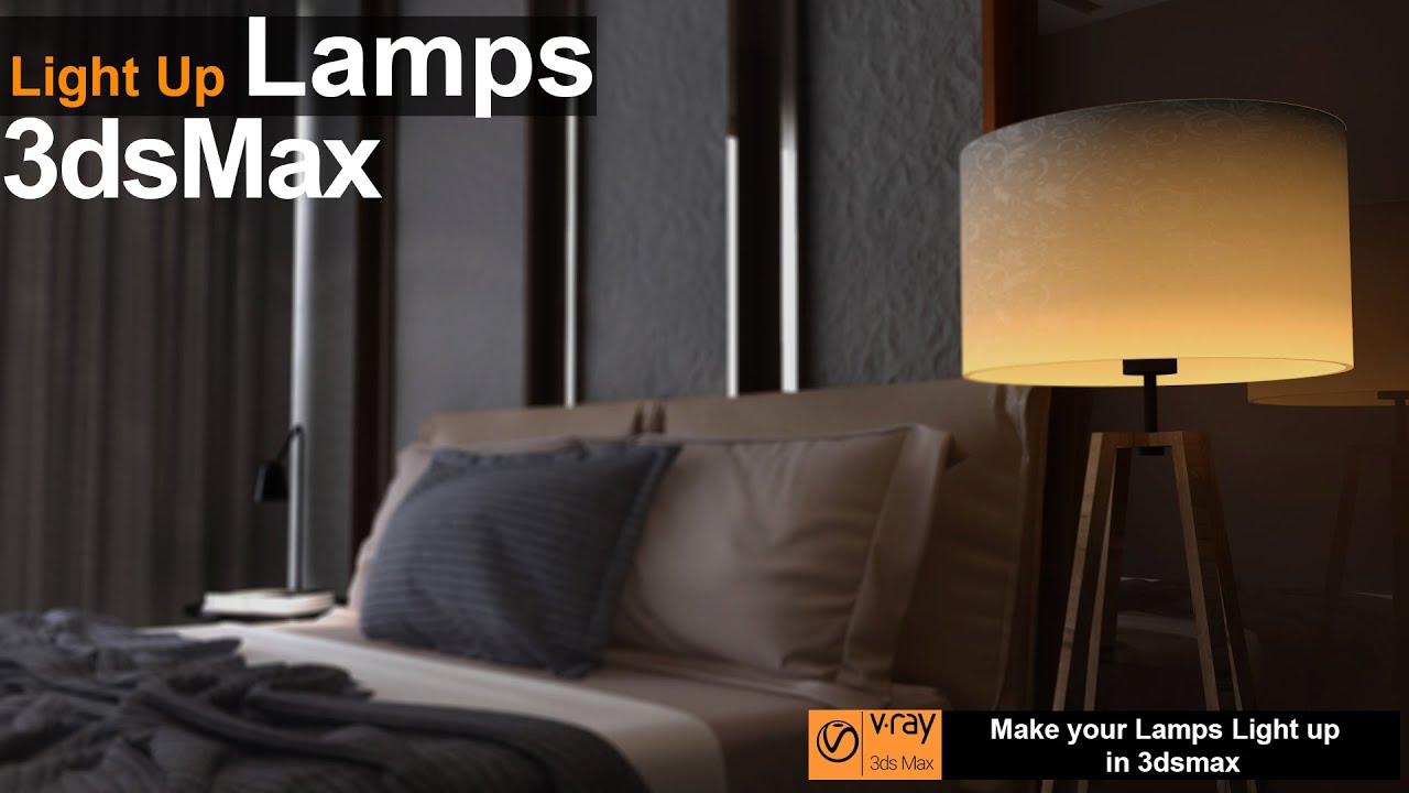 How to Light up Lamps  in 3dsmax | tutorial for beginner | Urdu Hindi