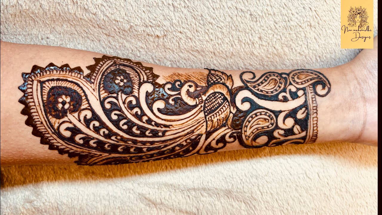 Full hand mehandi design # peacock mehandi design # Naa mehandi designs 