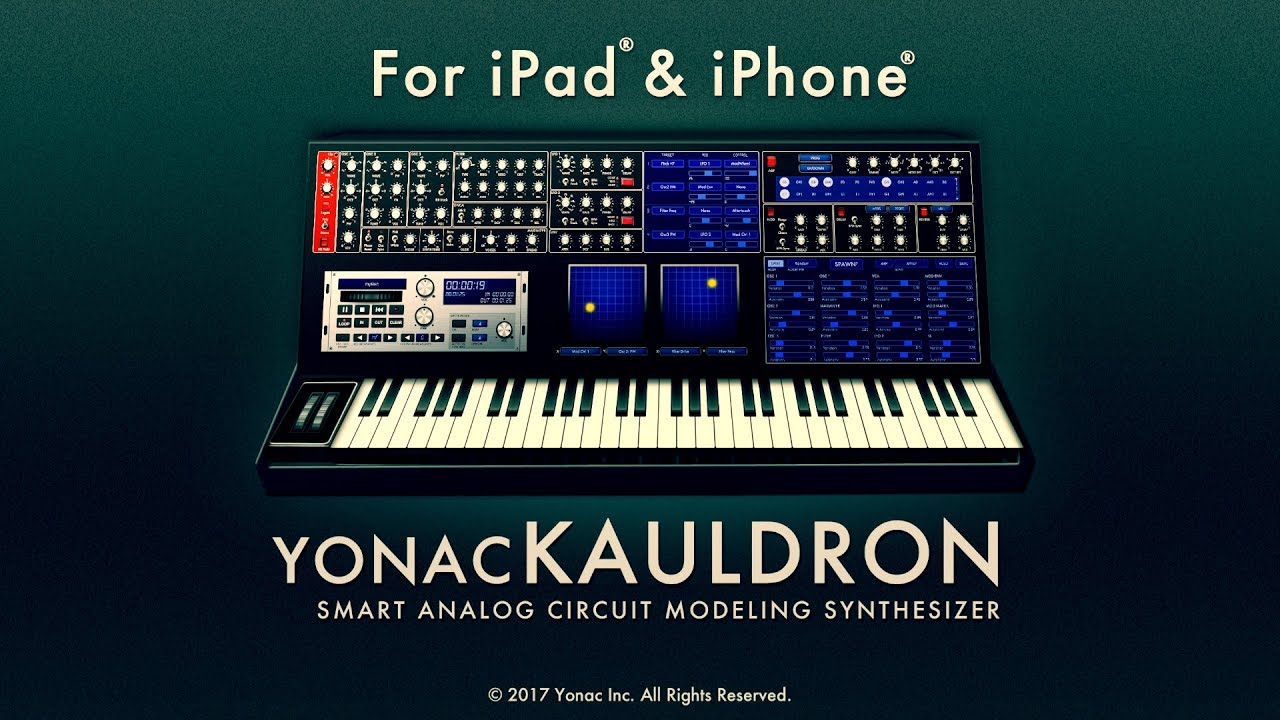 Kauldron: Smart Analog Modeling Synth for iPad and iPhone
