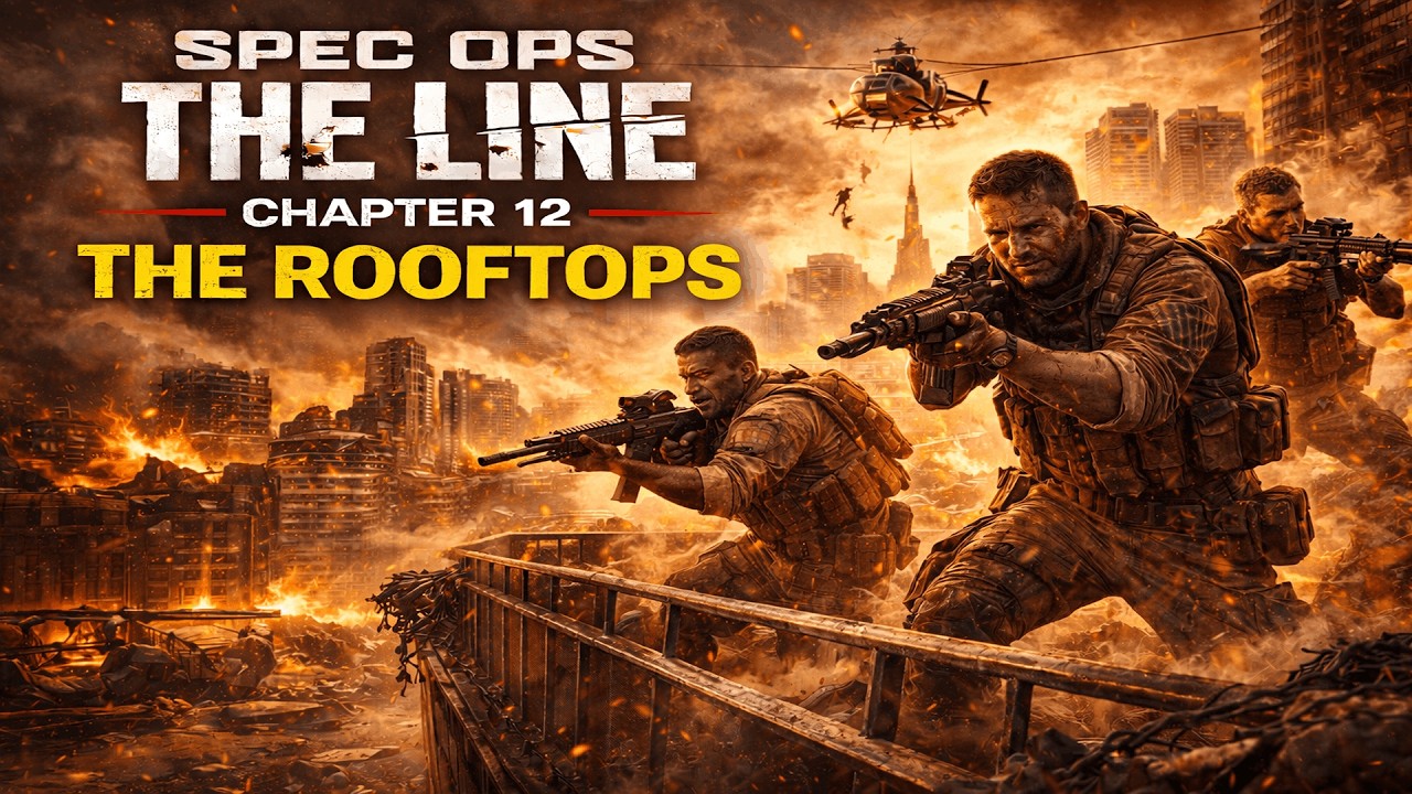 Spec Ops: The Line – Chapter 12: The Rooftops | Story Gameplay (4K, Hard)
