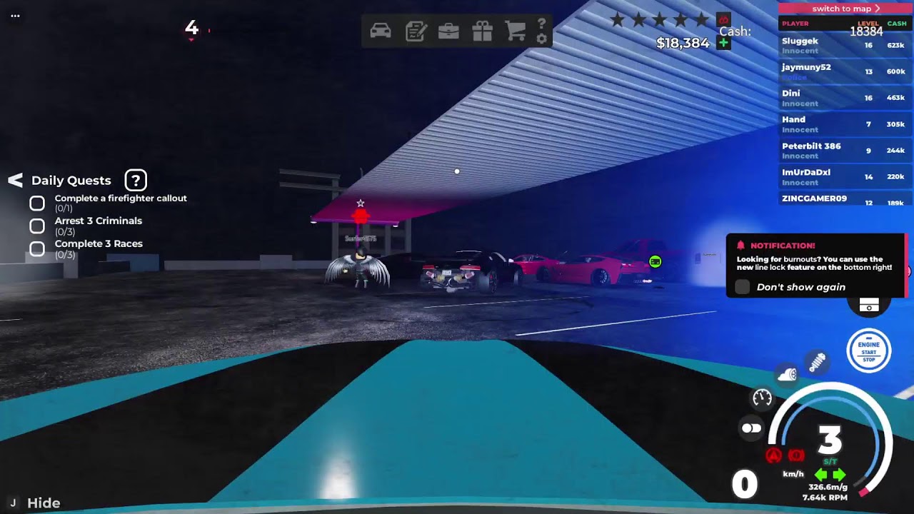 huge car meet in roanoke