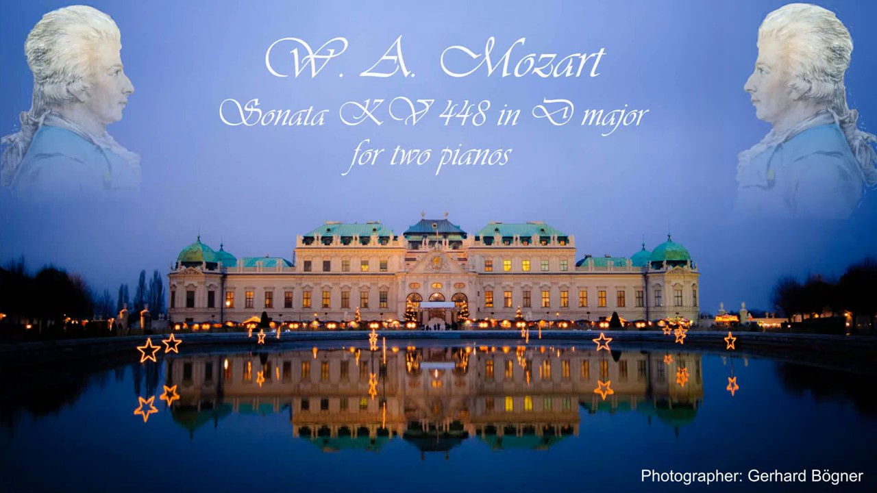 W.A. Mozart - Sonata K 448 in D major for 2 Pianos - in just intonation
