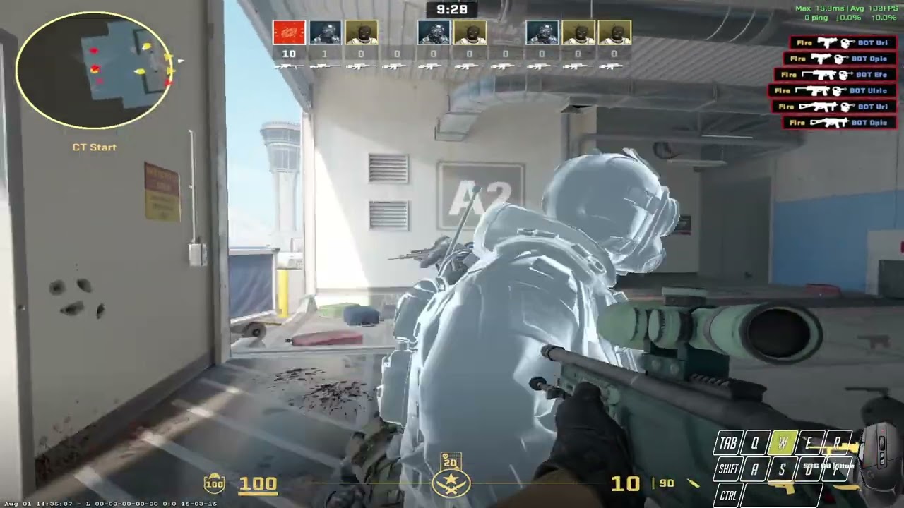 CS2 Arms Race on Baggage in 50.034 Seconds