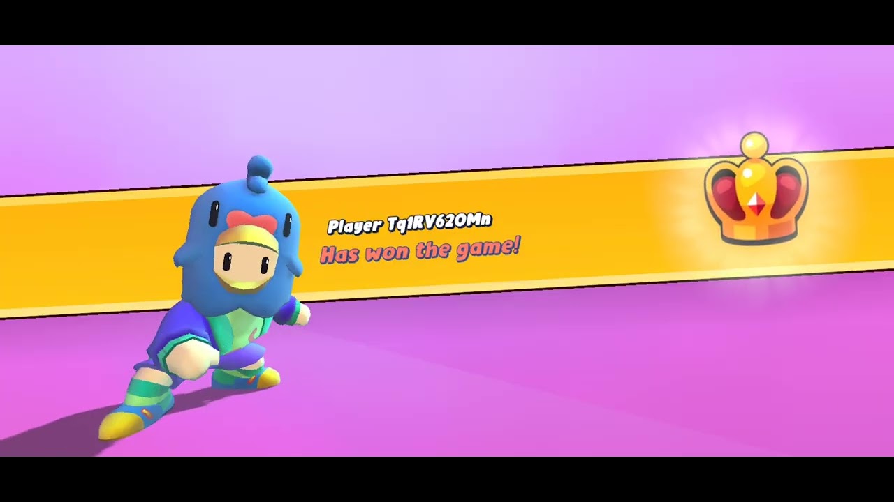 Playing stumble guys 2 rounds