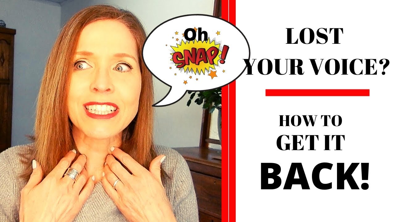 LOST YOUR VOICE? Tips to Help You Get It Back! Laryngitis Help! Feel Better Fast!