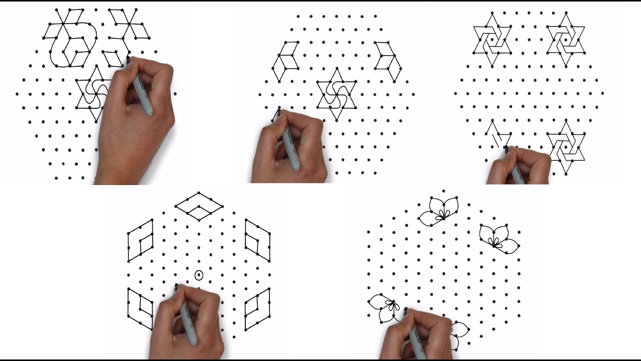 latest easy  rangoli designs with 13 dots || simple pongal kolam || Sankranthi muggulu designs