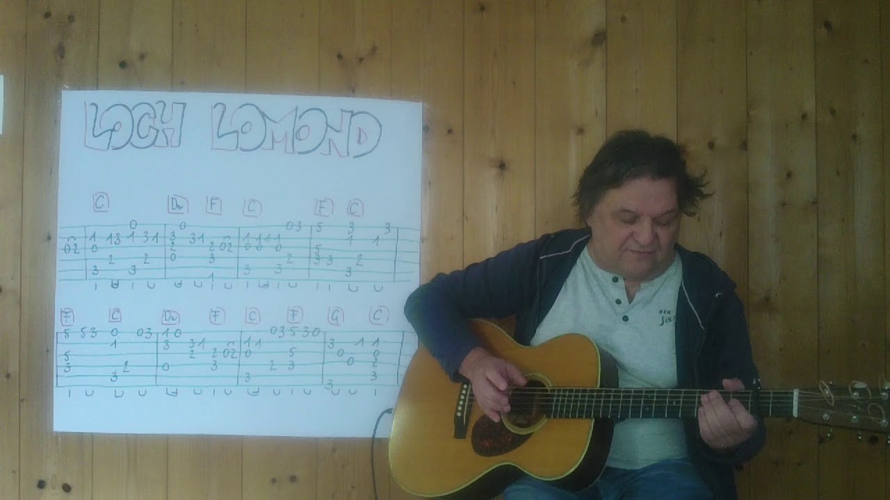 Fingerstyle Guitar Lesson # 319: LOCH LOMOND (Scottish Traditional)