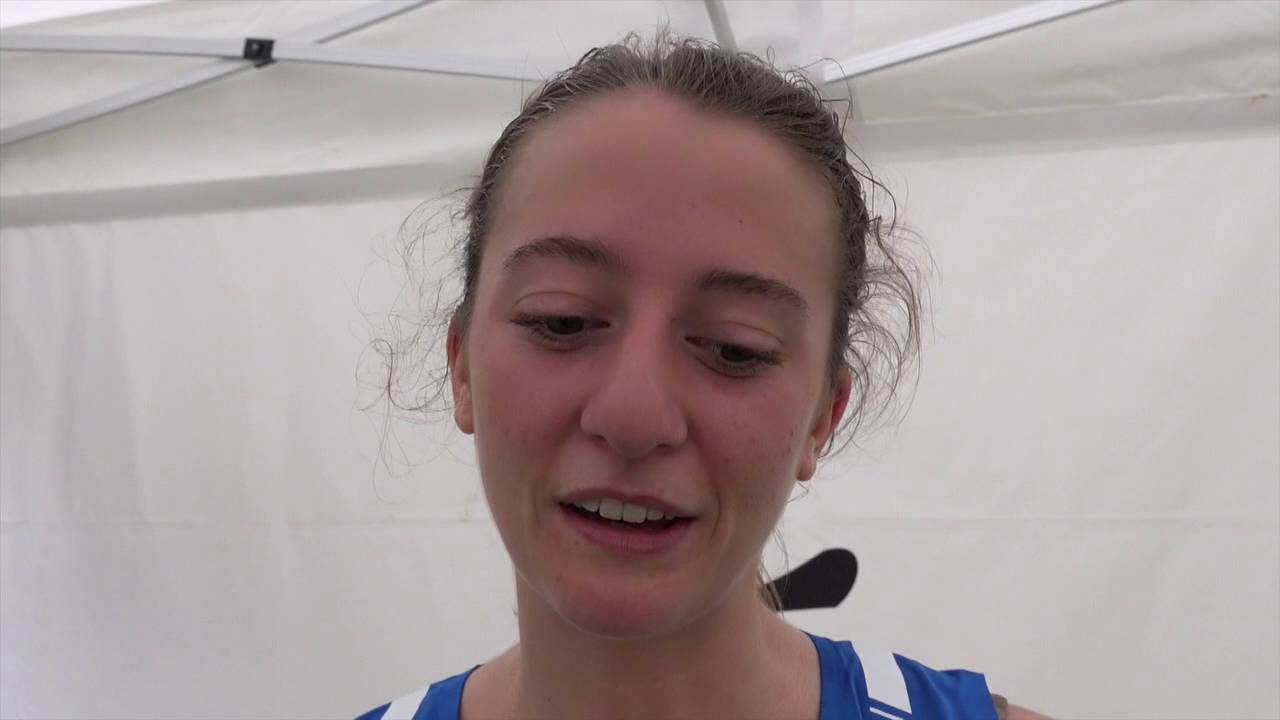 Arco 2016 Giulia Zanne ITA after winning Silver at the EC Mountain Running