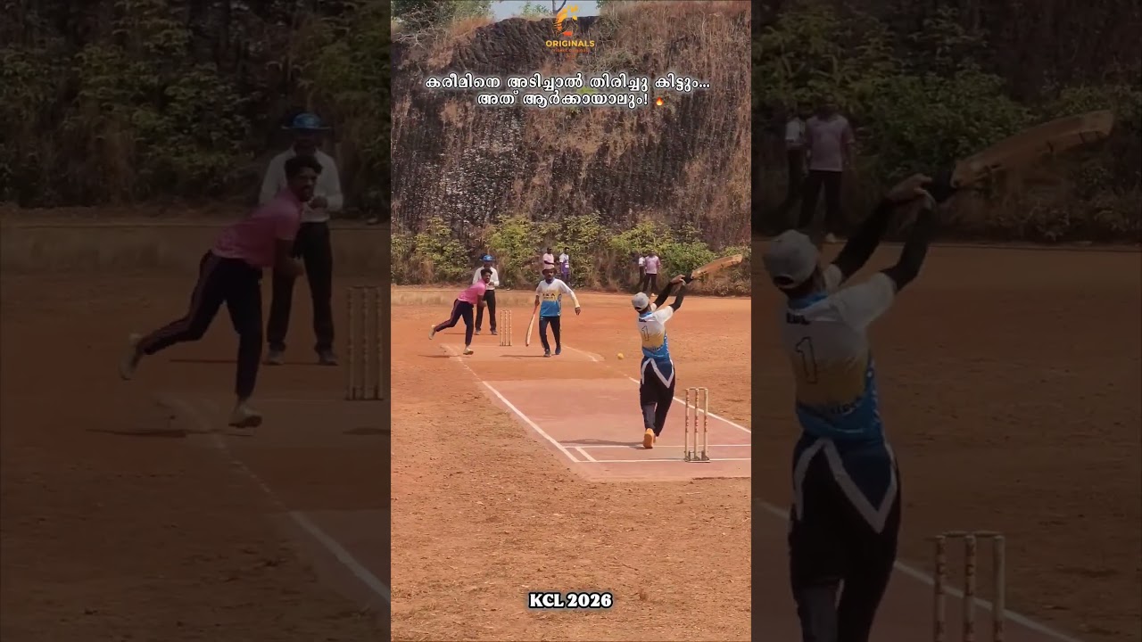 This is what happens if you leave the crease before the over ends!