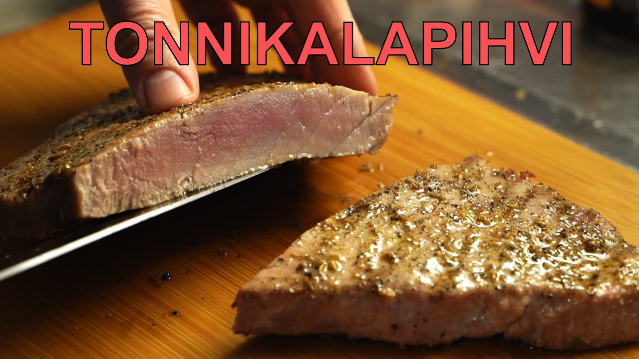 Tonnikalapihvi grillattuna