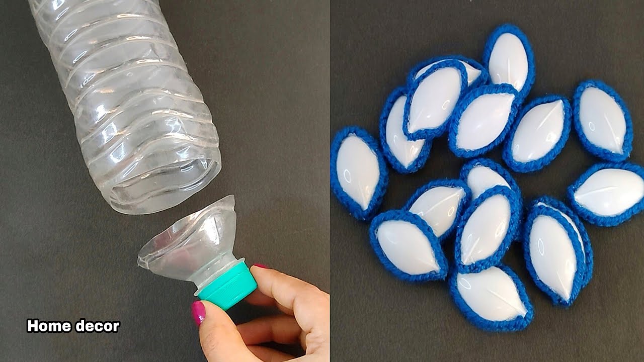 3 Superb Home Decor Ideas using Waste Plastic Bottle and Plastic Spoon - Room Decor - Reuse Idea